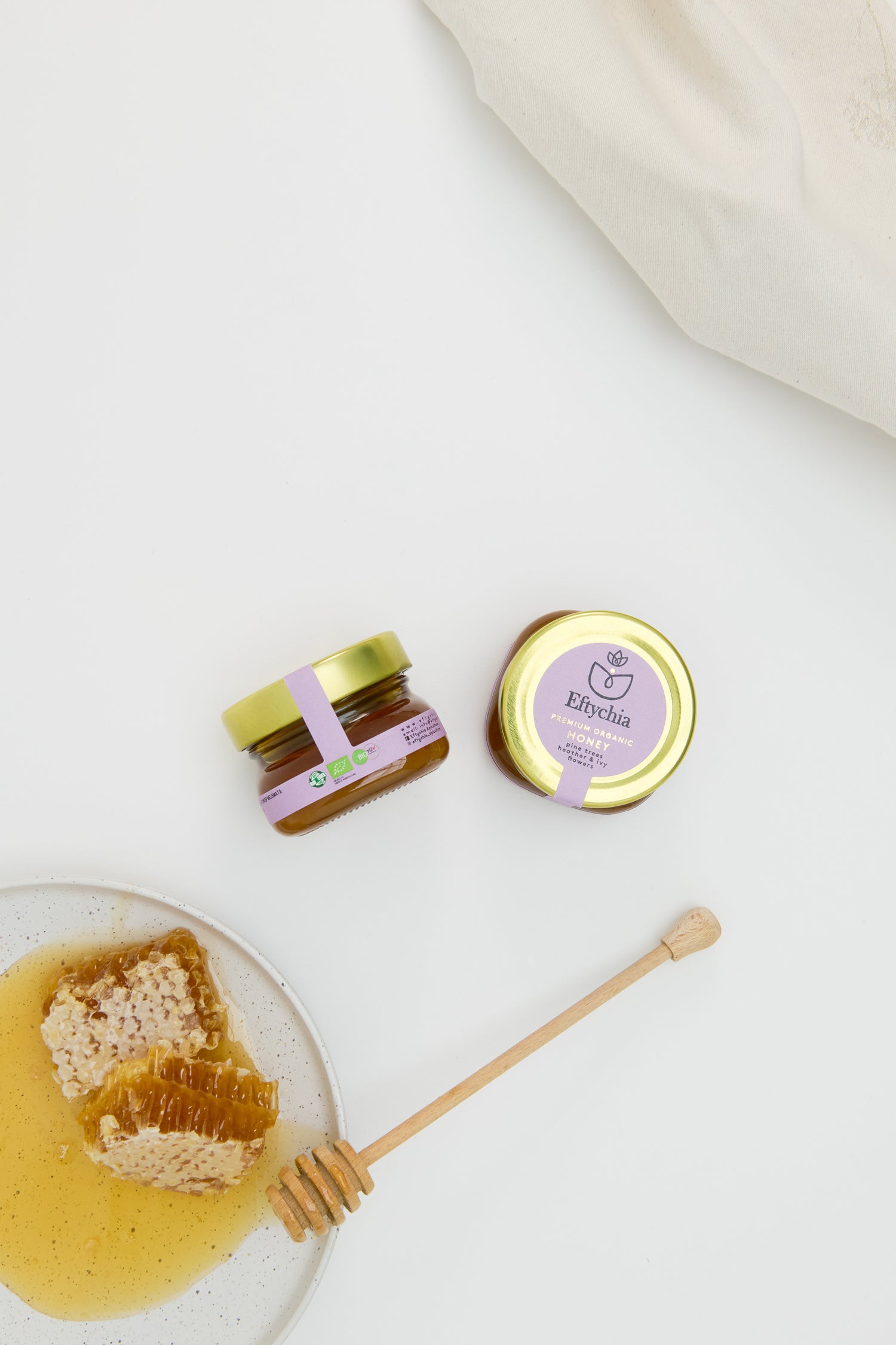 Eftychia Bio-Honig Kiefer, Heidekraut und Efeu 130g