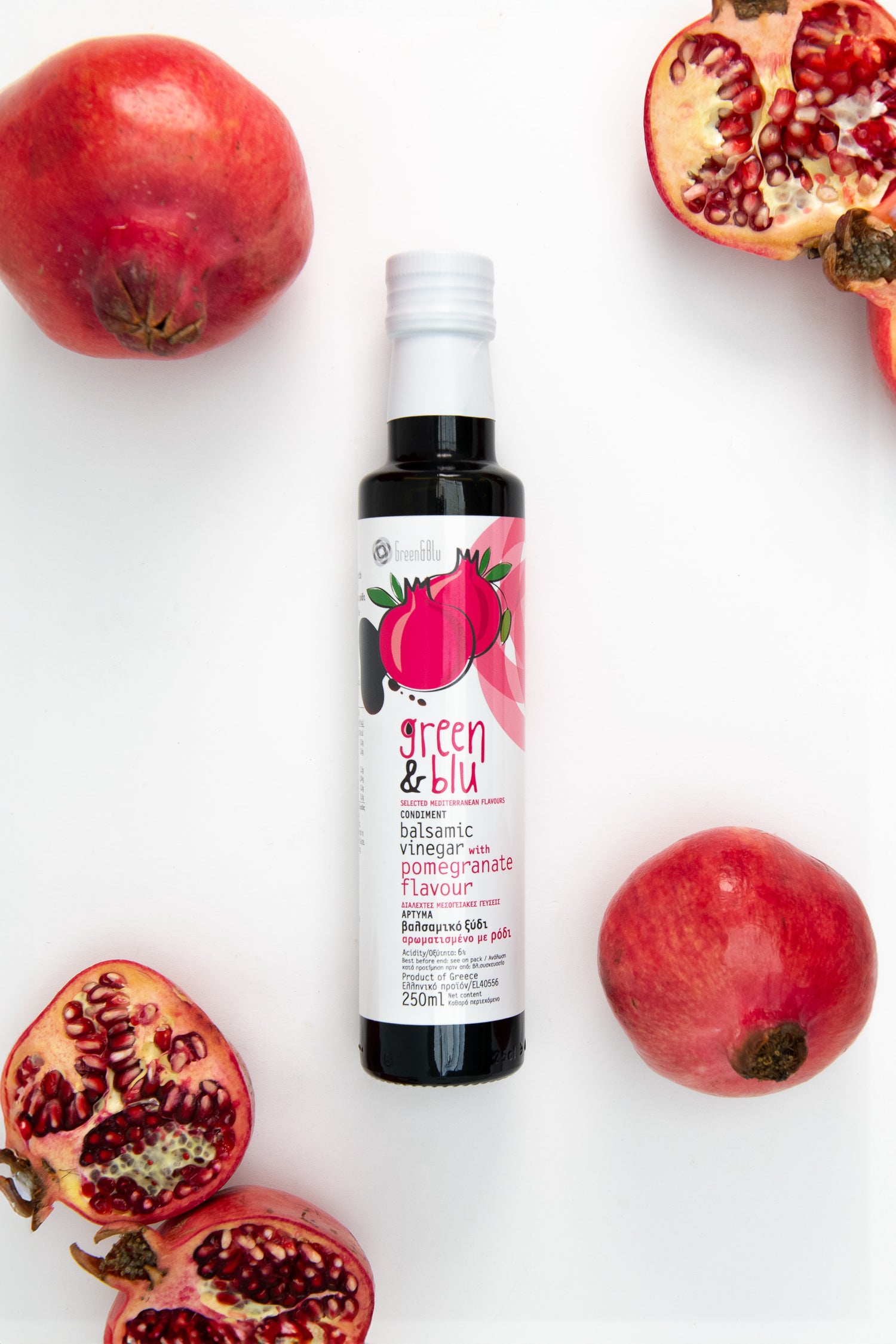 Green & Blu Balsamico Essig mit Granatapfel 250ml