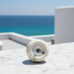 Keramik-Salzstreuer Mati Blue – Mediterrane Aufnahme Unterseite