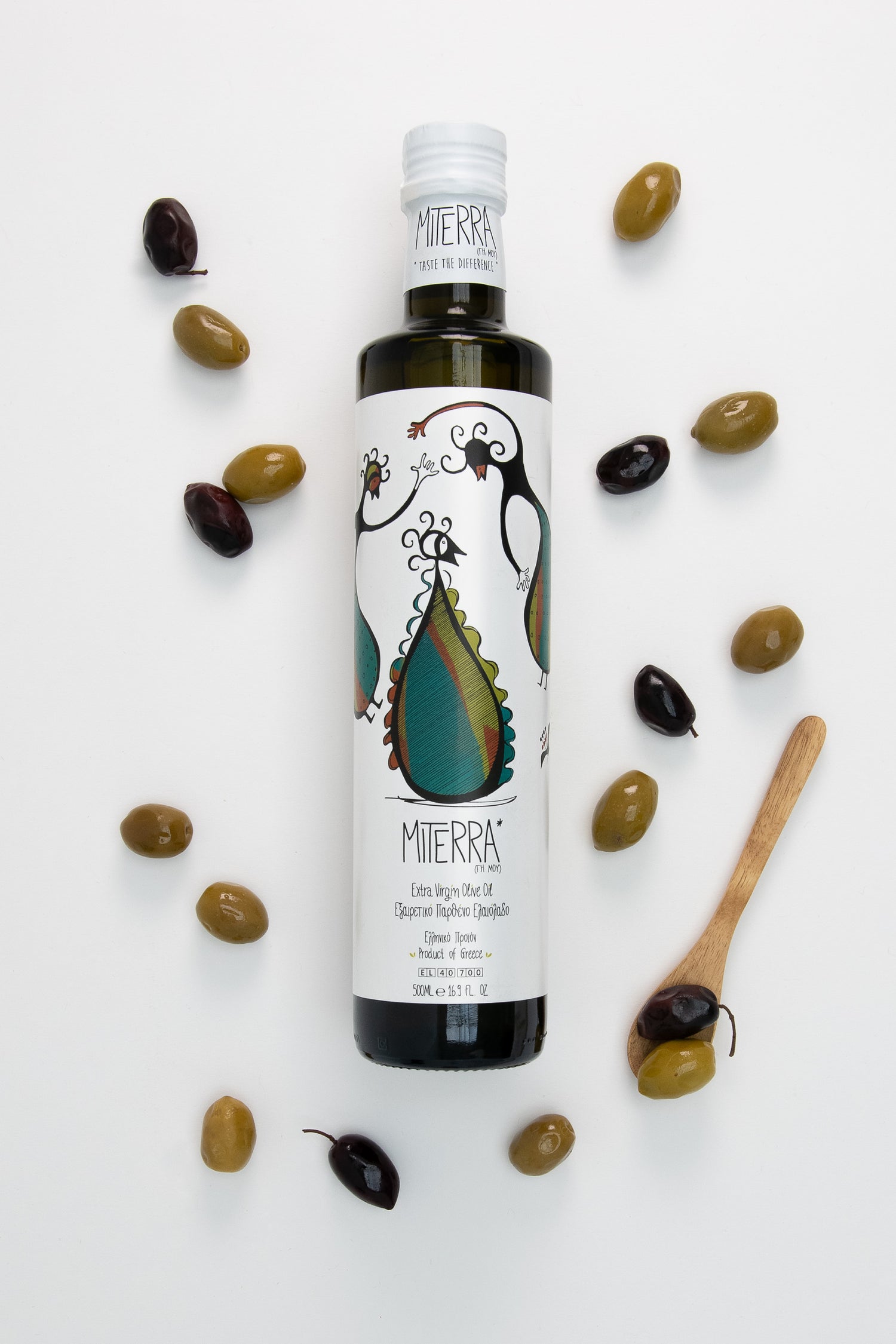 Miterra Extra Natives Olivenöl 500 ml Glas