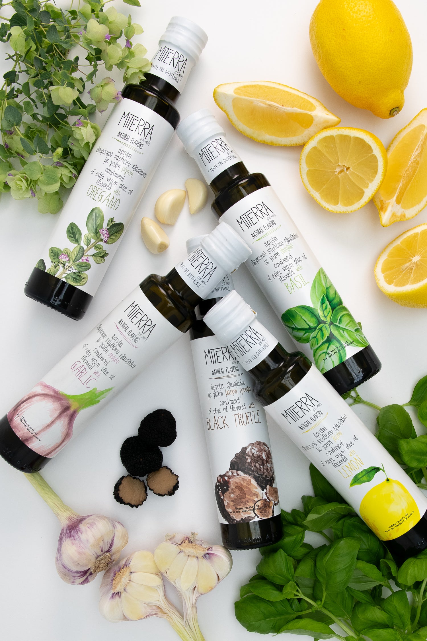 Miterra Olivenöl-Set mit natürlichen Aromen