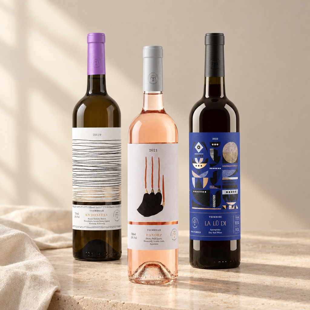 Premium Weinset – Kydonitsa, Panther & Laloudi
